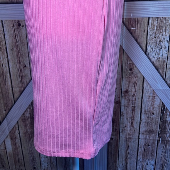 SHEIN Pink Ribbed Sleeveless Top Size L (I) - Picture 7 of 10